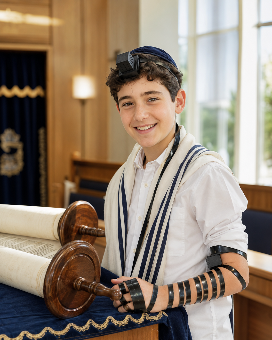 Bar Mitzvah boy